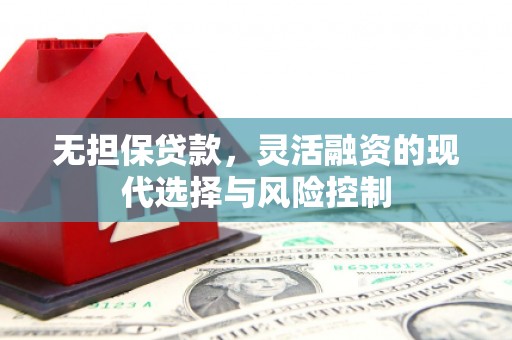 洛隆无担保贷款，灵活融资的现代选择与风险控制