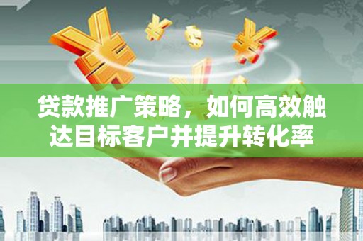 洛隆贷款推广策略，如何高效触达目标客户并提升转化率