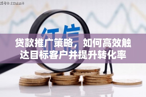 洛隆贷款推广策略，如何高效触达目标客户并提升转化率